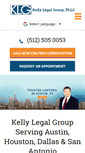 Mobile Screenshot of kellylegalgroup.com